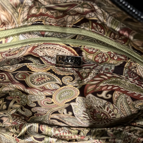 MAXX NY black leather crocodile 🐊 pattern shoulder bag - Picture 7 of 7